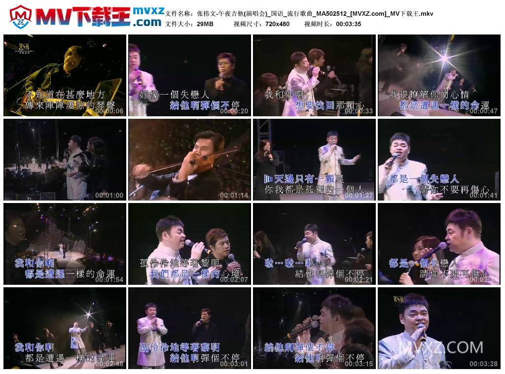 张伟文-午夜吉他(演唱会)_国语_流行歌曲_MA502512